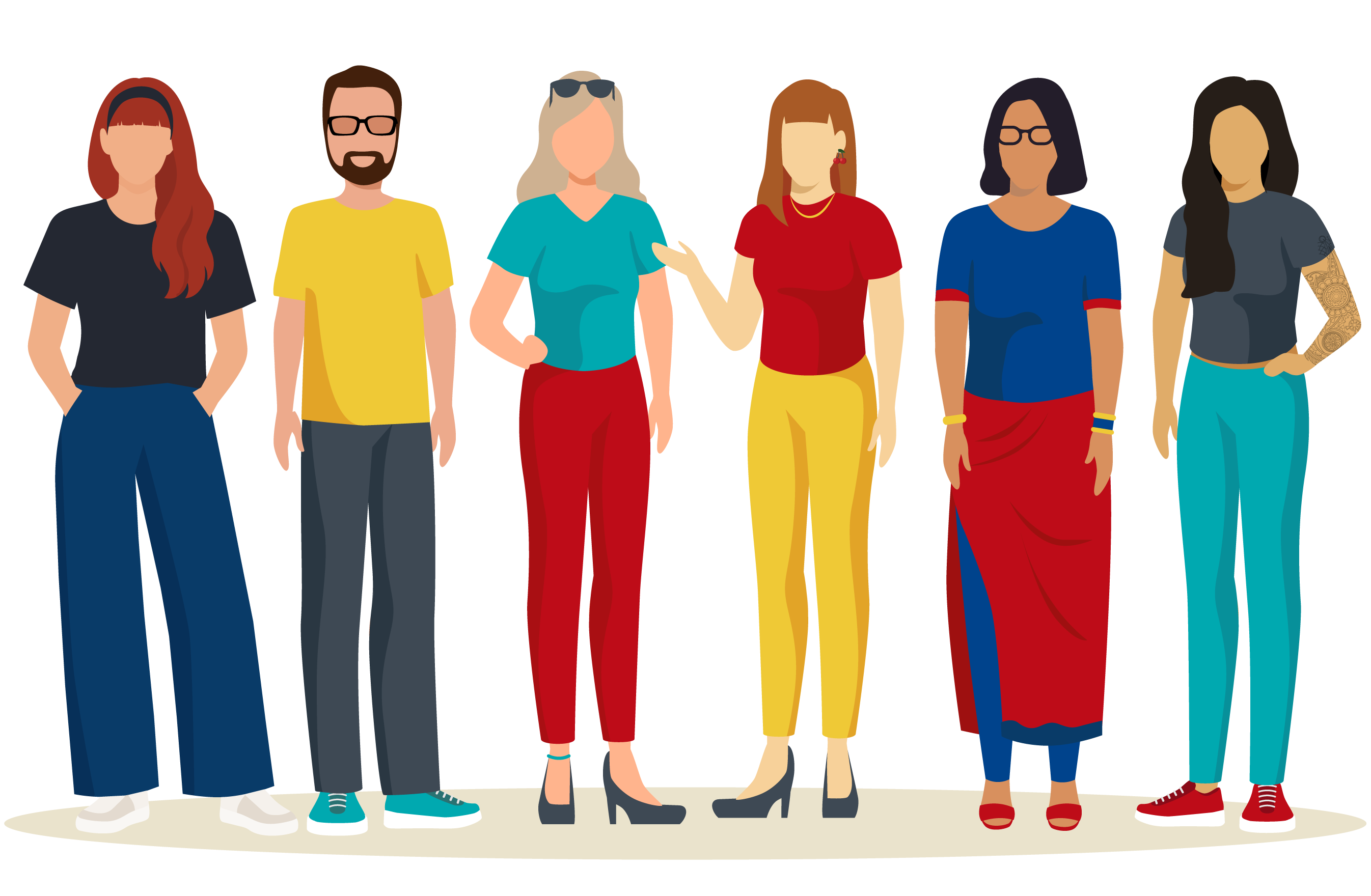 Illustrated supporters and charity partners